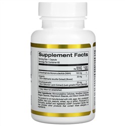 California Gold Nutrition, NMN, комплекс с флавоноидами, 60 растительных капсул