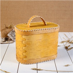 Хлебница с крышкой на 2 булки, 24×16×20 см