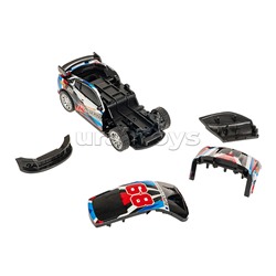 Машинка пластмассовая инерционная "Авария на трассе" Гонка спорт (pull back) ВОХ 15,2х7,5х7,5см,