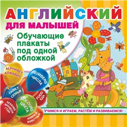 АСТ Дмитриева В.Г. "Английский для малышей. Все обучающие плакаты под одной обложкой"