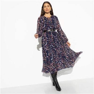 Платье из полупрозрачной ткани на подкладе, Летящие мгновения (new)