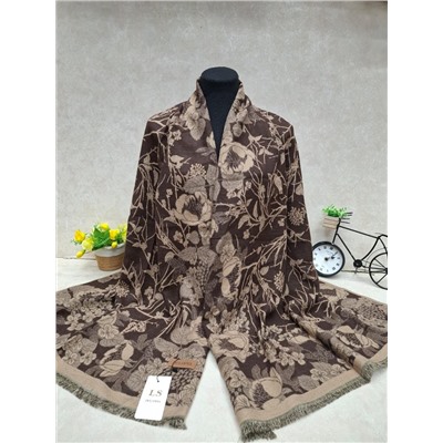 Мягкий палантин из кашемира мультицвет