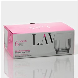 Набор стаканов Lav «Токио», 330 мл, 7.9×9 см, 6 шт., стекло