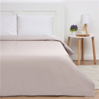 Пододеяльник евро «Этель» Silver cloud, 200×215 см, мако-сатин