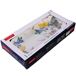 60156 Блюдо сервировочное 28,2х14,5х3,5см Лесные ягоды с лимонами доломит LR (х24)