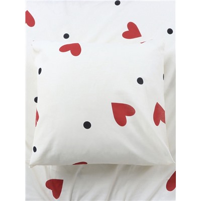 Постельное бельё «Этель» 1.5 сп First love 143×215 см,150×214 см, 70×70 см -2 шт., бязь 125 г/м², хл 100%