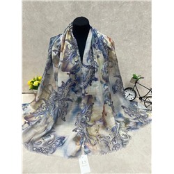 Легкий платок на голову и шею, мультицвет