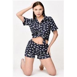Пижама М22083 (Темно-синий)