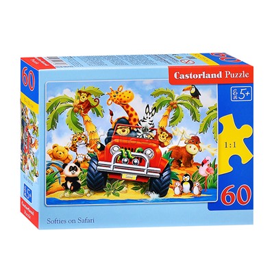 Пазлы 60 "Сафари"