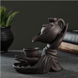Подставка для благовоний TAKE IT EASY «Чайная церемония», стелющийся дым, 16×14×9 см