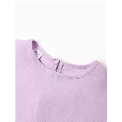 Футболка детская MINAKU, сиреневая, рост 134 см