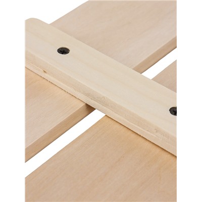 УЦЕНКА Полка вешалка с зеркалом, большая, 3 крючка