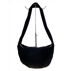 Женская сумка из искусственной замши, цвет черный