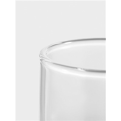 Кружка Magistro «Боттом», 100 мл, 5.8×5.2 см штабелируемая, боросиликатное стекло, прозрачная