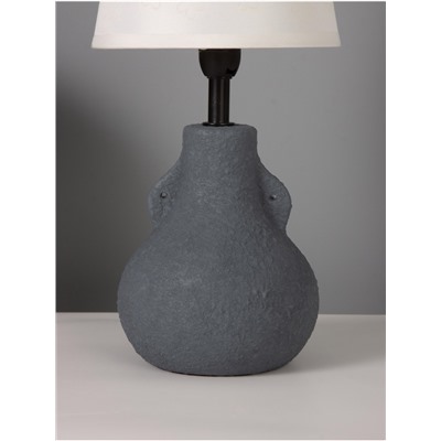 Лампа настольная RISALUX «Каламбур», 1×40 Вт, Е14, бело-серые, 15×15×34.5 см