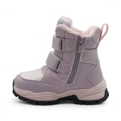 Ботинки мембранные на меху В6675-15 светло фиолетовые