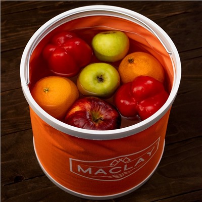 Ведро складное maclay, 9 л, МИКС