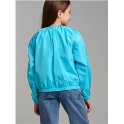 Куртка текстильная с полиуретановым покрытием для девочек (ветровка)