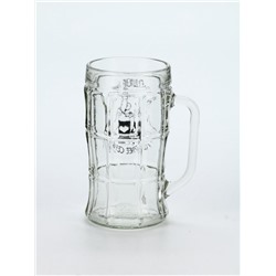 Кружка пивная стеклянная «Холодное пиво, горячее сердце», 500 мл, 18+