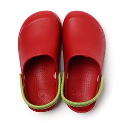 Сабо детские «Тим», амарантовое, салатовый, размер 33-34