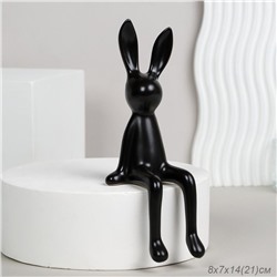 Статуэтка Кролик 21 см Пасха / HBC-102 /уп 30/черный