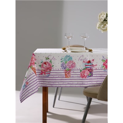 Скатерть «Этель» Сладости 180×147 см, 100% хлопок, репс 210 г/м²