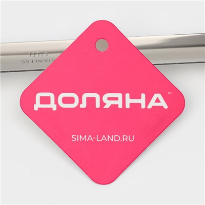 Половник из нержавеющей стали Доляна Everyday, 150 мл, 35×8.5 см, цвет серебряный