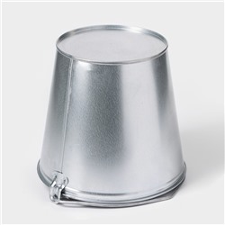 УЦЕНКА Ведро оцинкованное, 7 л, ЗАМЯТИЕ НА ИЗДЕЛИИ