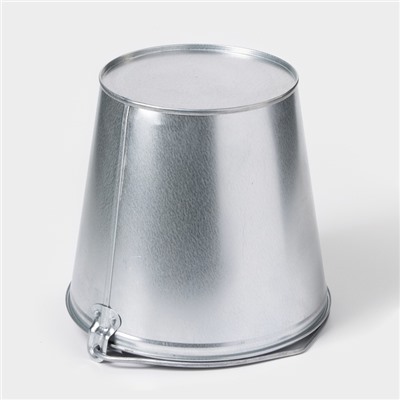 УЦЕНКА Ведро оцинкованное, 7 л, ЗАМЯТИЕ НА ИЗДЕЛИИ