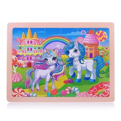 Пазл "Сказочные единороги"