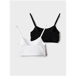 Топ трикотажный для девочек, 2 шт в комплекте