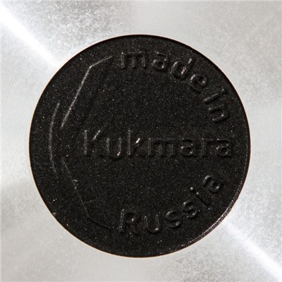 Сковорода KUKMARA Granit Ultra original, d=26 см, пластиковая ручка, антипригарное покрытие, алюминий, тёмно-коричневая