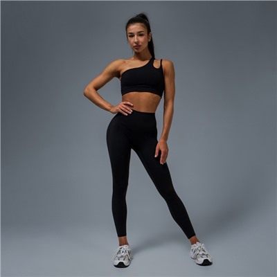 Легинсы спортивные женские ONLYTOP Base, размер S, чёрные