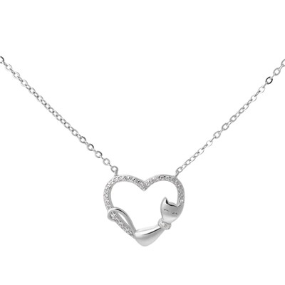 Колье, куб.циркон., Z-1704