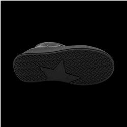 Ботинки на меху D320 черные п/п