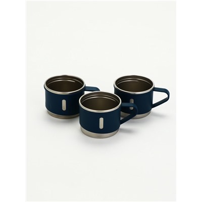 Подарочный набор туристический Never give up, термос 500 мл, кружка 3 шт.