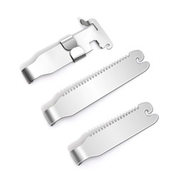 Корректор-фиксатор для вросшего ногтя, размер M, в пластиковом футляре, цвет серебристый