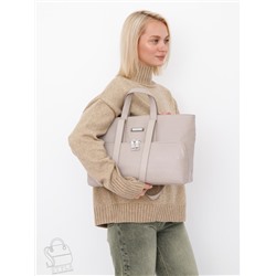 Сумка женская кожаная 1015C apricot Polina&Eiterou