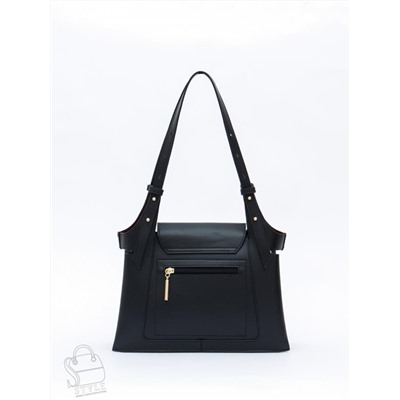 Сумка женская кожаная 2388Y black Polina&Eiterou