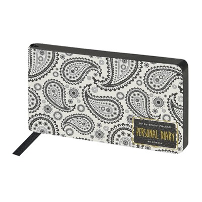 Еженедельник недатированный А6 160 стр. ЛАЙТ "Black&White. Восточный мотив" 3-741/11 Bruno Visconti