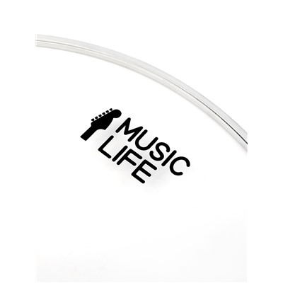 Пластик для барабана Music Life 14 дюймов, прозрачный