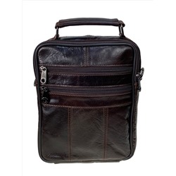 Сумка мужская из натуральной кожи, цвет коричневый
