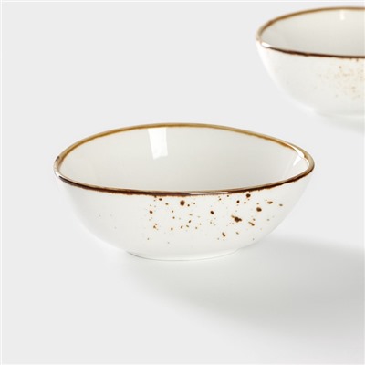 Салатники Magistro «Церера», набор 2 шт., 15.3×13×5.5 см, фарфор, белые