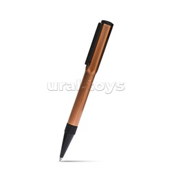 Ручка шариковая с поворотным механизмом Matt RG, Синяя, пулевидный пиш.узел 0,7 мм, корпус металлический, сменный стержень 99 мм типа Parker,  подарочная упаковка