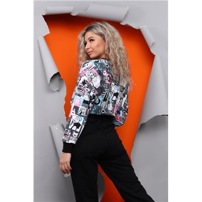 Толстовка 15394 (Голубой)