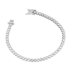 Браслет, куб.циркон., BY-4121