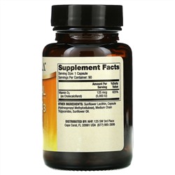 Dr. Mercola, Liposomal Vitamin D3, 5,000 IU, 90 Capsules