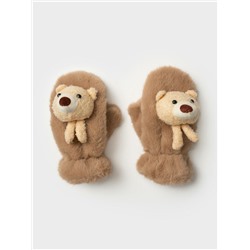 Варежки трикотажные для девочек