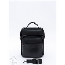 Сумка мужская кожаная 7905-4 black Fuzhinino