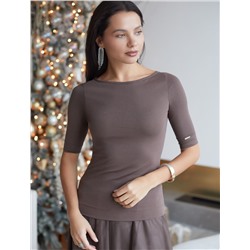 Джемпер  из премиального хлопка с эластаном